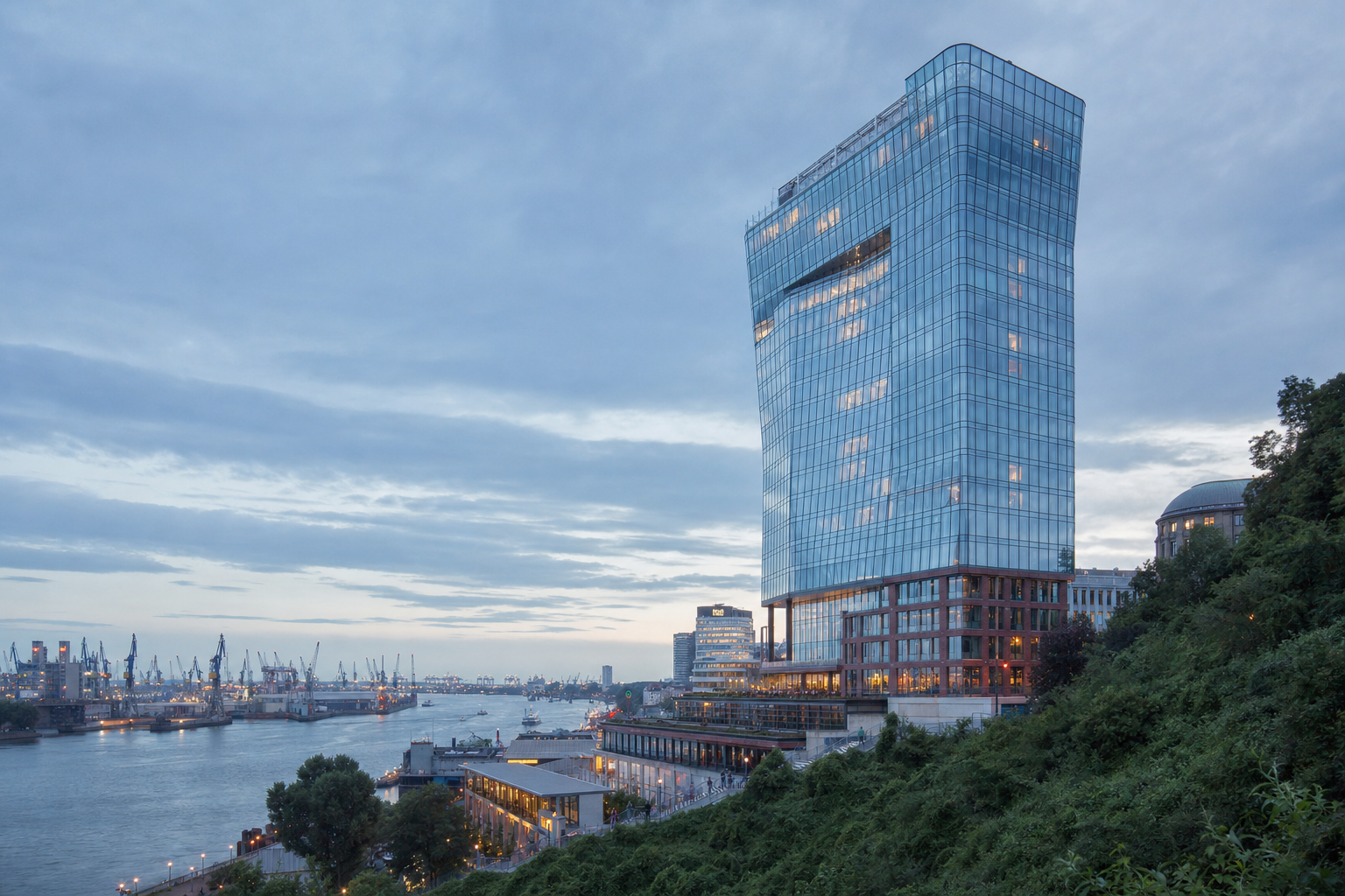 Empire Riverside Hotel – Standort der Skyline Bar 20 Up