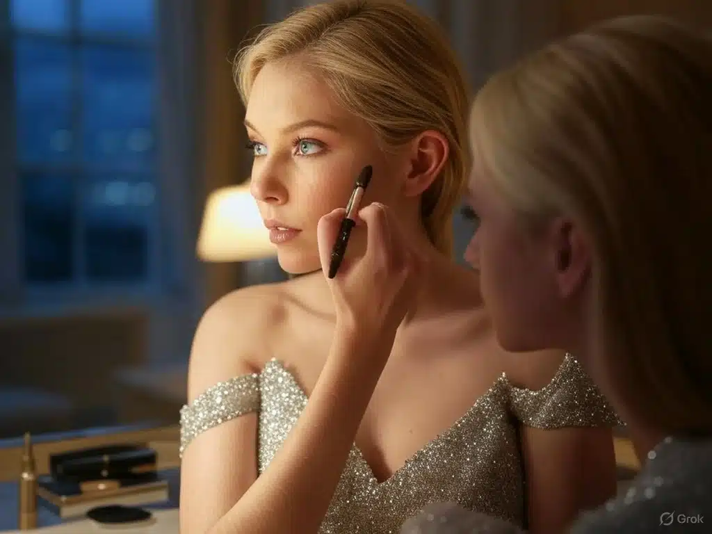 Escort Training Schminken bei Never Forget Escort